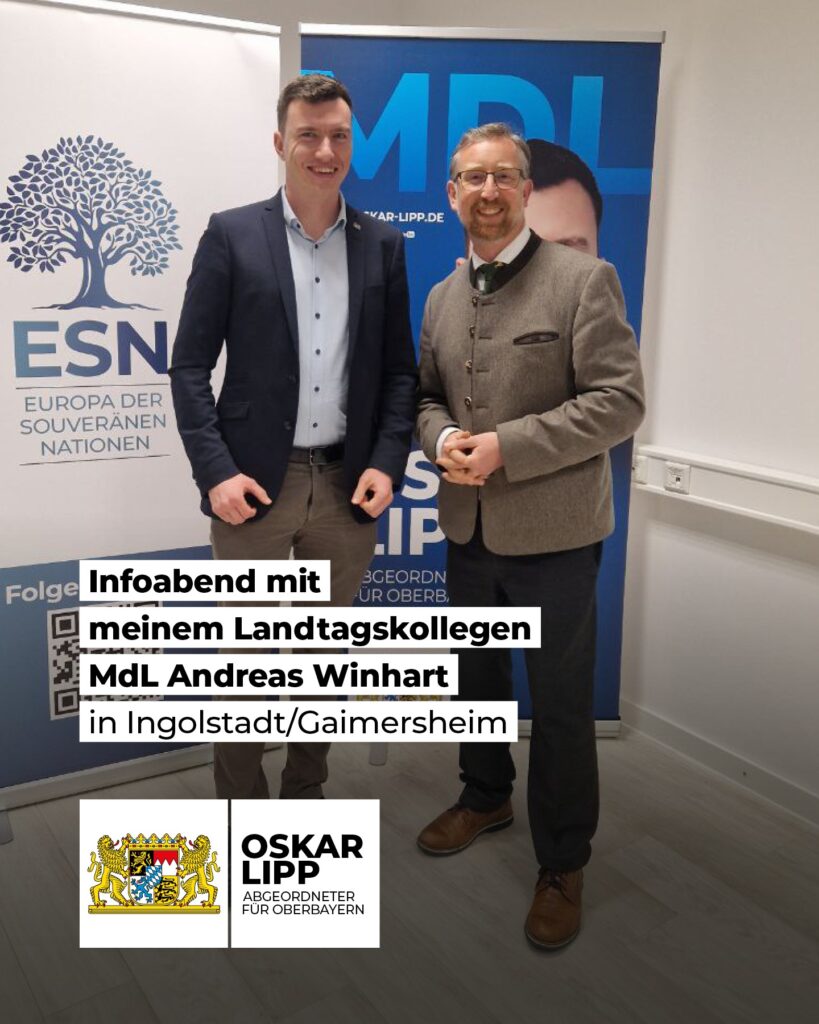 Infoabend mit meinem Landtagskollegen MdL Andreas Winhart