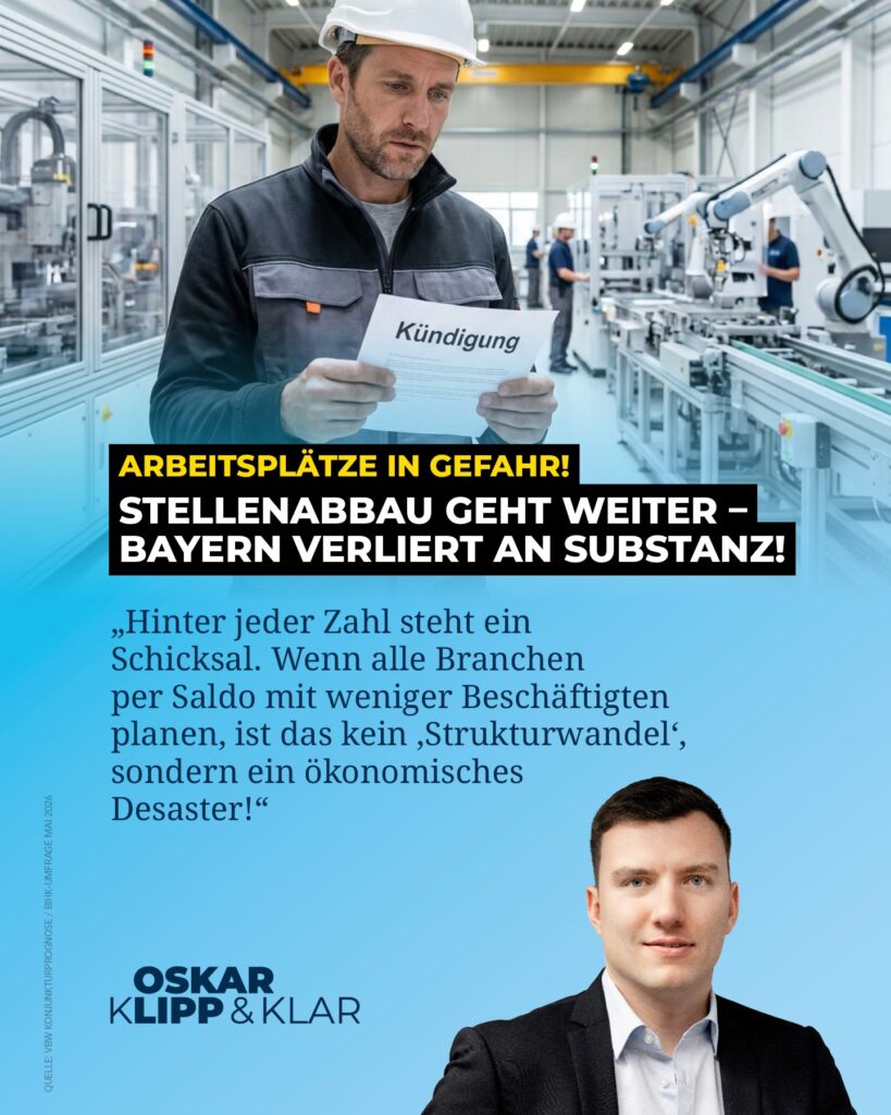Stellenabbau geht weiter - Bayern verliert an Substanz!