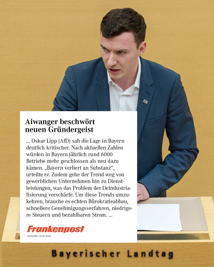 Die Frankenpost berichtet...